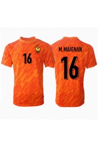 Frankrike Mike Maignan #16 Keeper Fotballdrakt Borte Klær EM 2024 Korte ermer